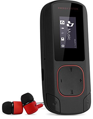 Energy MP3 Clip Bluetooth Coral - Reproductor MP3 (8 GB, Clip, Radio FM y microSD), coral
