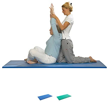 Airex Gymnastikmatte Hercules, Turnmatte, Pilatesmatte, Fitnessmatte, Blau, 200 x 100 cm, 2.5 cm, 6 kg