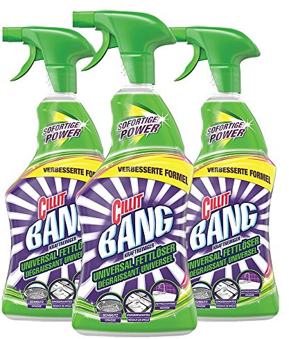 Cillit Bang Kraftreiniger Fett und Eingebranntes, 3er Pack (3 x 750 ml)