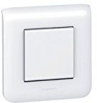 Legrand 099693 Mosaic Prise Complet Poussoir, 10A, Blanc