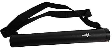 SAS Southland Archery Supply Leather Tube 17 Hip Quiver Arrow Holder with Belt Clip (Hip/Back Quiver 2-in-1)