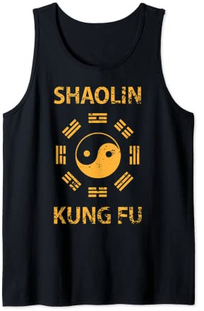 Shaolin Kung Fu - Black Belt Tai Chi Meditate Monk Gift Tank Top