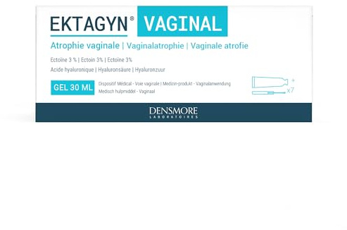 Densmore - Ektagyn - Lubrificante intimo all'acqua - Asciugatrice, Irritazione - Lubrificante sessuale a base di ectoina, acido ialuronico - Tubo gel donna da 30 ml - Cura 1-3 mesi