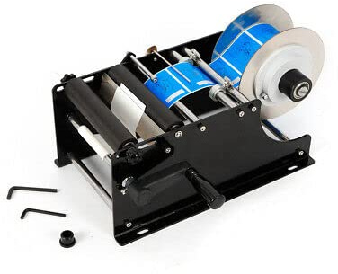Manual Labelling Machine Round Bottle Sticker 30 Times / Minute Round Tin / Bottle Semi-Automatic Labeling Machine Labelling Machine Labelling Machine Automatic Round Manual Bottles Price Gun