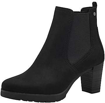 Tamaris Damen Stiefel Leder schwarz 40