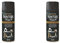 Rust-Oleum AE0040026E8 400ml Painter's Touch Spray Paint - Gloss Black (Pack of 2)