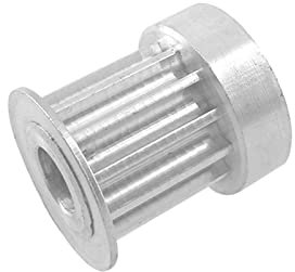 PALAPUDE 2 Stück Zahnriemenscheiben 5M 10T Riemenscheibe, Bohrung 5/6/6,35/7/8 mm Breite 16/21 mm Schrittmotor Riemenscheibe for 15/20 mm Riemen (Größe : 8mm, Farbe : Width21mm)
