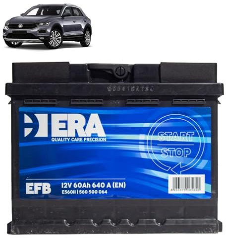 Batteria 60Ah EFB per Volkswagen T-Roc 2.0 TDI gasolio 2017+