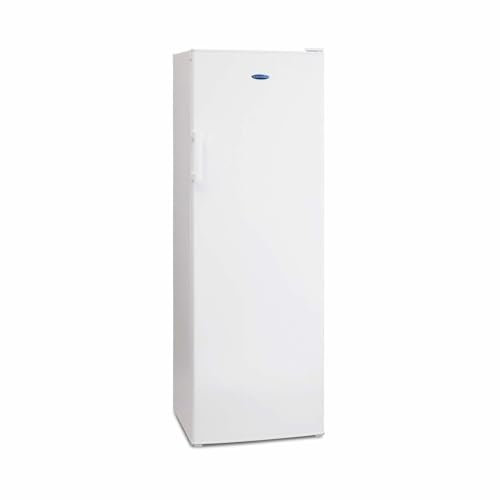 ICEKING RL340EW Freestanding Larder Fridge, 331L Capacity, White, Auto Defrost, Reversible Door, Energy Efficient, Quiet Operation – Ideal for Kitchen or Utility Room