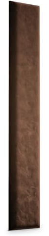 Muralo Wandkissen Gepolstert, Magic Velvet, Wandpolster - 100x20 cm, Braun | Wandpaneel, ideal als Bettkopfteil oder Lendenkissen - für Schlafzimmer und Wohnzimmer, einfache Anbringung mit Montagekleber