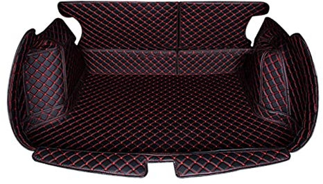 Auto Kofferraummatten Custom Für Mercedes Für Benz C Ml Gla Gle R A B Gls Glc Gl Cla Klasse Kofferraummatte(Color:Schwarz Rot)