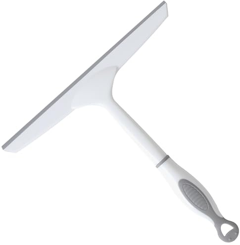 YiGeY Window Squeegee Glass Cleaning Wiper – Multipurpose Glass Squeegee Window Cleaner for Cars, Bathroom, Multi-Purpose Shower Glass Rubber Squeegees, 10.23 x 9.84 inches