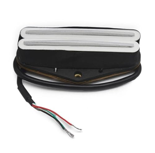 Humbucker Bridge Pickup Dual Coil Bridge Pickup Dual Rail Pickup Für TL E-Gitarre(White)