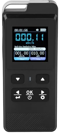 Tragbares Strahlungsdosimeter, Geigerzähler-Nuklearüberwachungsmessgerät, Beta-Gammastrahlen-Detektor für Ionisierende Strahlung, Wiederaufladbares Strahlungsdosimeter mit