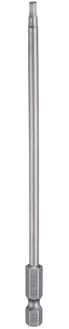 QUARKZMAN H3.0 Embout de Tournevis Hexagonal 3mm Métrique Pointe Plate 1/4 Tige Hexagonale 300mm (12) Longue Magnétique Embouts de Tournevis Industriels à Douille Hexagonale