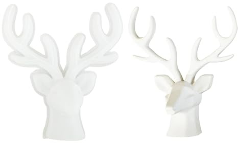 Älg silikonform, 3D rådjur huvudform, 15,5 x 16 cm, rådjur hartsform, tårtdekorationsform, epoxi hantverksverktyg, för heminredning, julbakning, toppdesign