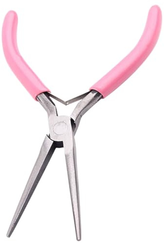 NUOBESTY Pinza per Unghie in Acciaio Resistente Clip per Modellare Unghie Acriliche Portatile Strumento Professionale per Nail Art e Manicure Adatto a Uso Domestico e Salone