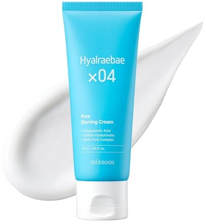 mixsoon Hyalraebae Pore Blurring Cream - Hydrating, Pore Refining & Smooth Texture, Lightweight Face Moisturizer for Makeup Prep 50ml / 1.69 fl.oz. Korean Glass Skin Care