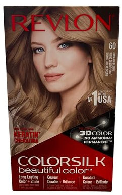 Revlon Colorsilk #60 Dark Ash Blonde Hair Dye 1 Unit