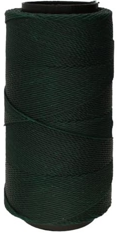 The Beadsmith Knot It - Cordón de poliéster encerado, 1 mm de diámetro, carrete de 144 metros (50 pies) (verde oscuro)