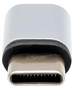 proxtend USBC-MICROBAS Kabel Gender Changer USB-C USB Micro B Silber
