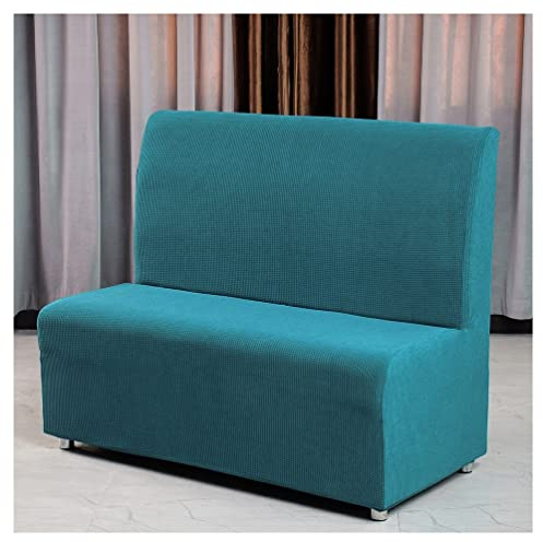 AQIGR Copridivano Senza Braccioli 2 Posti Elasticizzato,Fodera per Divano Letto Clic Clac 110-130 cm Universale Lavabile Rimovibile per Soggiorno Casa Hotel (Color : #10, Size : Single-Sided Seat)