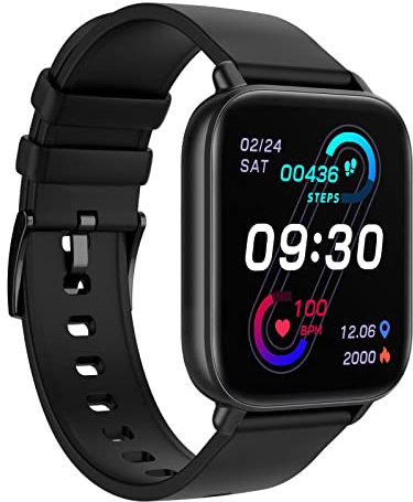 findtime Montre Femmes Hommes connecté Intelligent smartwatch Étanche Moniteur de fréquence Cardiaque Sportif 25 Mode de Sport Traqueur de Fitness avec Appel Bluetooth