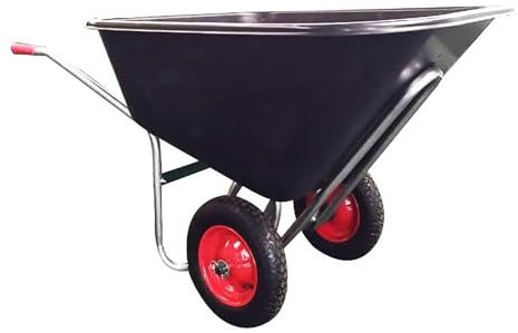 AMA Carriola 160 kg 240 l 2 Ruote Pneumatiche Antiscivolo