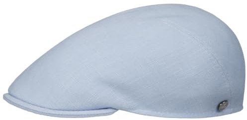 LIERYS Flatcap Meliert Dunkelblau Elegantes Design Stylisches Accessoire hellblau L (58-59 cm)