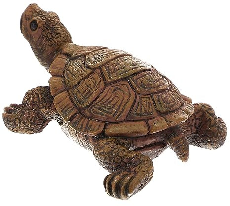 ifundom Kunstharz Schildkrötenmodell Kleine Schildkrötenstatue Tierfigur Schildkrötenskulptur Dekorative Schildkrötenfigur Für Miniaturgarten Glasgefäß Gartendeko Blumentopf