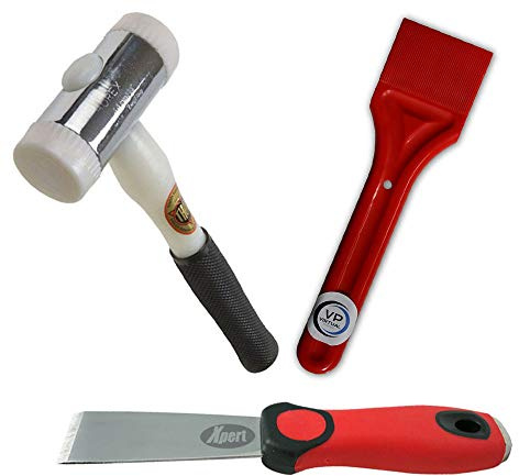 Glazing Tool Kit Bundle - Xpert Chisel, Glazing Paddle and Thor 710 Nylon Hammer