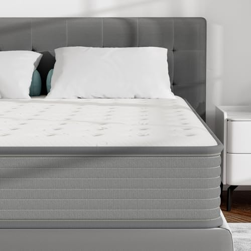 Good Nite Double Mattress 4FT6 8 Inch Memory Foam Pocket Sprung, Individually Wrapped Pocket Springs Hybrid Mattresses with Breathable Foam, Medium-Firm Feel, 135x190x20 cm