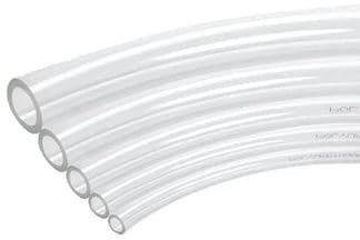 Pneumatischer Schlauch, 0,4 cm, 6 mm, 8 mm, 10 mm, 12 mm, 1 m, 2 m, 5 m, 10 m, 20 m, transparent, 2 m, Außendurchmesser 6 x Innendurchmesser 0,4 cm