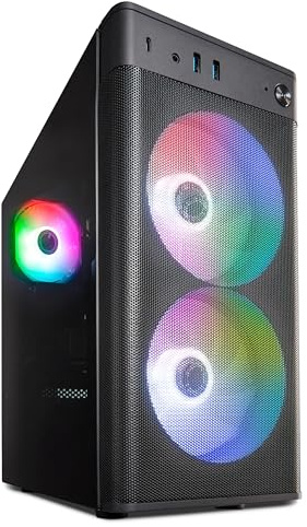 MEDION ERAZER Recon E45 Gaming PC (Ryzen 5 5500, 16GB DDR4 RAM, 1TB SSD, Geforce RTX 4060 8GB GDDR6, Windows 11 Home)