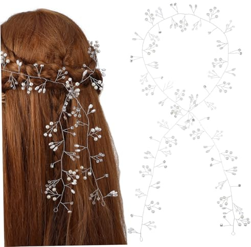 Ipetboom Vigne De Cheveux Pour Mariée Bijoux De Cheveux De Mariage Coiffure De Mariée