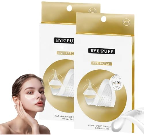 2 cerotti per gli occhi con micro-ago, cerotti antirughe, cerotti micro-aghi per occhiaie e gonfi, toppe in gel E-ye, cuscinetti idratanti in gel E-ye PatchesE-ye