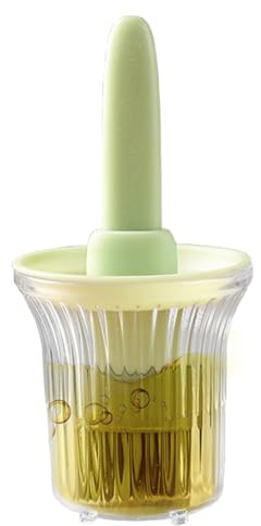Botella De Aceite Con Cepillo De Silicona, Dispensador De Aceite Con Cepillo - Botella De Almacenamiento De Aceite Con Cepillo De Silicona,Gadget De Cocina, Barbacoa Portátil, Envase De Aceite De O