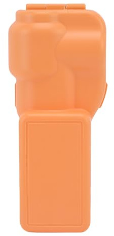 Akozon Cubierta Integrada de Lente y Protección de la Pantalla, Caja de Flip de Protección de Cámara de Cámara Portátil, Cabina para la Cámara de Bolsillo 3 (Orange)