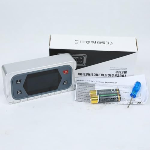 Magnetischer digitaler Winkelmesser mit hintergrundbeleuchtetem LCD-Display und Hold-Funktion für Datenaufzeichnung, IP65 staub- und wasserabweisend, präzises Winkelmessgerät für Metall- und