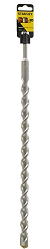 Stanley SDS-plus Hammerbohrer (20 mm Bohrerdurchmesser, 460 mm Gesamtlänge, 380 mm Spirallänge, geeignet für Beton, Granit, Mauerwerk, Klinker, etc.) STA54137