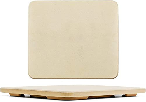 # 1 Pizzasten – baka sten. Solid rektangulär 35,6 x 40,6 cm – perfekt för ugn, grill och grill