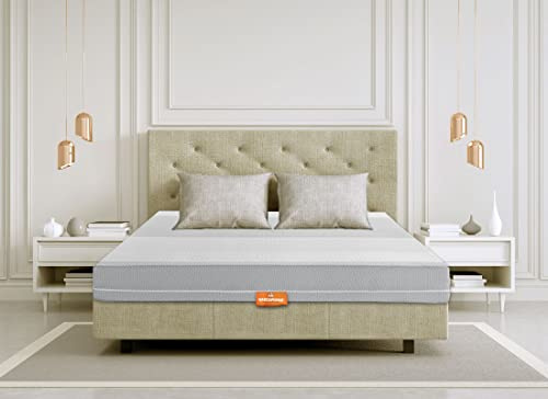 Marcapiuma - Einzelmatratze Prince Viscoschaum 90x220 Höhe 18 cm Orthopädische H2 Mittel Visco Kaltschaummatratze Abziehbar Bezug gegen Milbe Atmungsaktiv Made in Italy