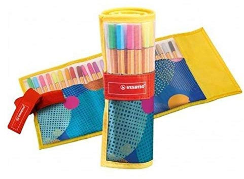 Stabiler Fasermaler point 88 just like you Etui Rollerset 25 Stück farbig sortiert