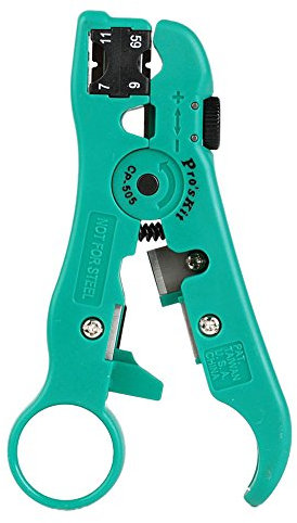 CP-505 UNIVERSAL STRIP HERRAMIENTA RG 59/6/11/7 PELACABLES PELACABLES