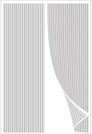 MagnéTique Moustiquaire Porte, 150x220cm Anti Insectes Mesh Curtain Moustiquaire Enroulable with Powerful Magnets pour Balcon, Couloirs, Portes Patio, Baie Vitree, Coulissante, Blanc A