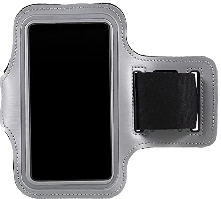 CoverKingz Brassard de Sport Universel 5,9-6,5 Pouces - - Brassard pour Smartphone, Accessoire de Sport avec Poche pour Les clés - Accessoire Sport, Brassard téléphone Portable Argent