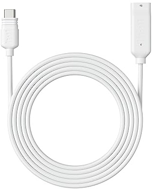 Reolink Câble d'extension 4,5 m de Long (Blanc) Panneau Solaire 6W&12W avec Interface de Type C