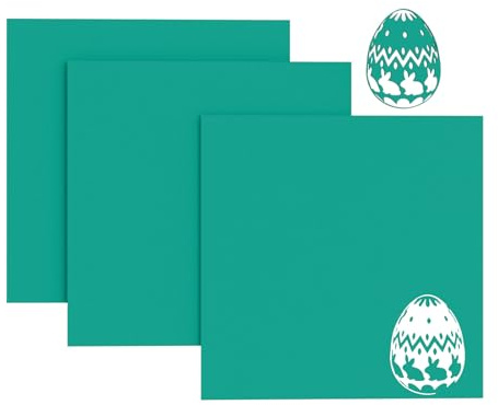 Creatorally Laser Acrylic Sheets 3mm, Engravable Perspex Sheet for Laser Cutting 30x30 cm, Coloured Panels Cut to Size, Plastic Opaque Craft Materials (3Pcs Lake Green)