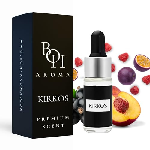 BOH-Aroma KIRKOS Parfümöl ätherisches Öl für Diffuser | Duftöl für Diffuser | Premium Duftöl | Öl berühmter Parfüm-Hits | 1:1 wie Original | Intensiv & Langanhaltend | 10 ml