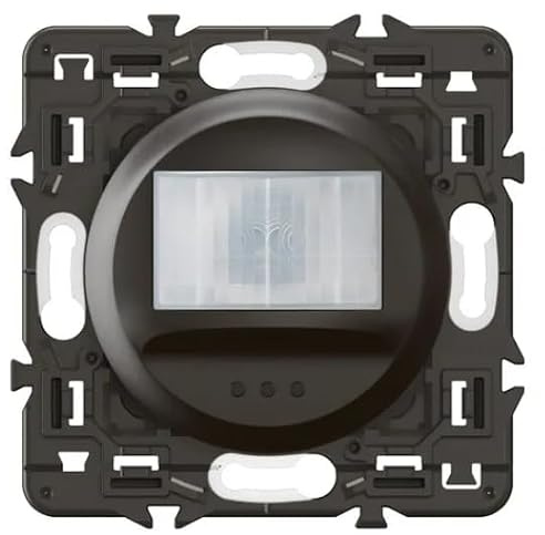 LEGRAND - Détecteur LED Céliane 100W - Noir - Intelligent & Élégant - A compléter avec une plaque